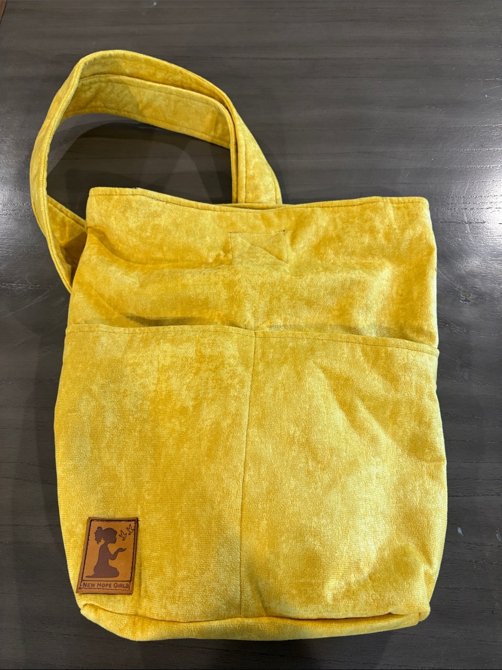 New Hope Girls Yellow Convertible Sling Backpack Shoulder Bag